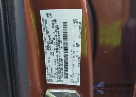 2017 Ford Escape Titanium from USA, damaged, VIN 1FMCU0J90HUA02751